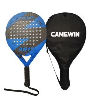 Camewin Padel Racket - 100% Carbon (Blue)